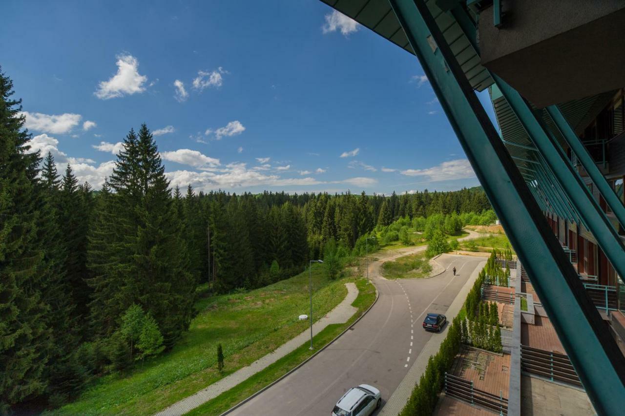 Timber View Apartment Silver Mountain โปยานาบราซอฟ ภายนอก รูปภาพ